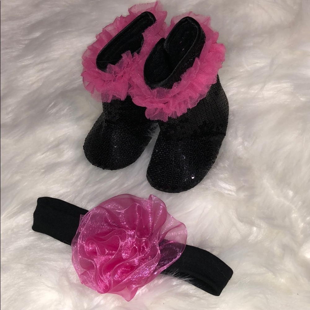 Baby Girl Bootie Set